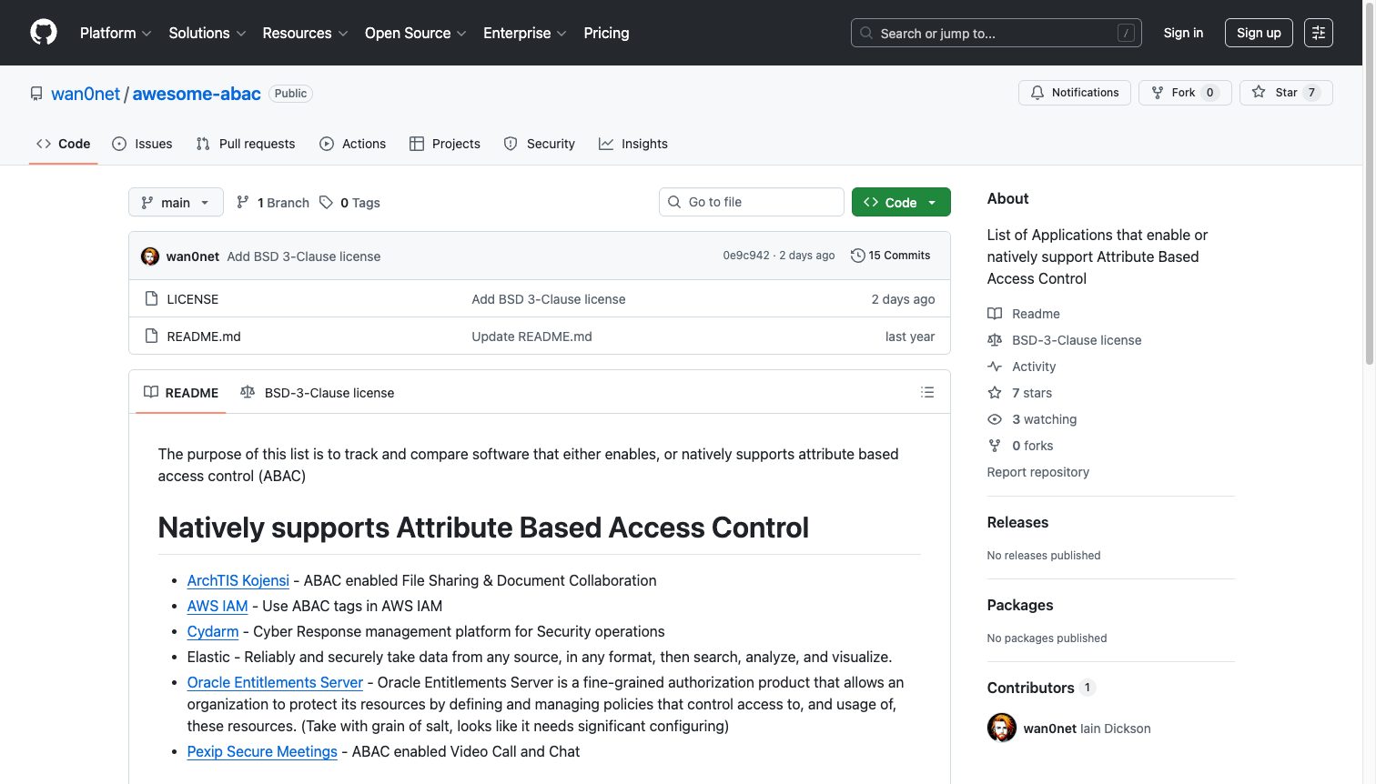 Awesome ABAC